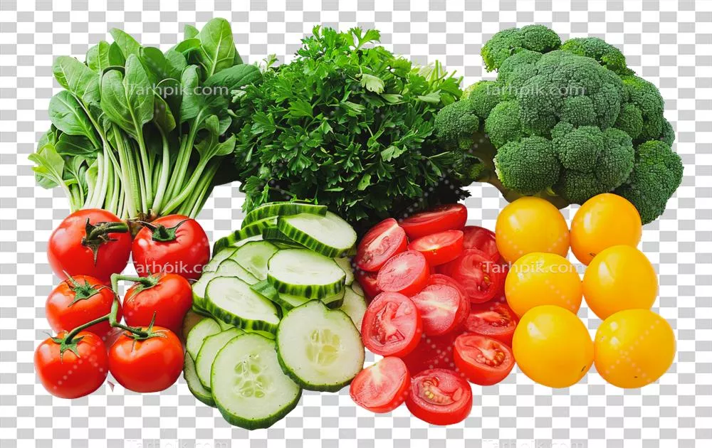 انواع سبزیجات تازه خرد شده - عکسهای استوک با کیفیت بالا