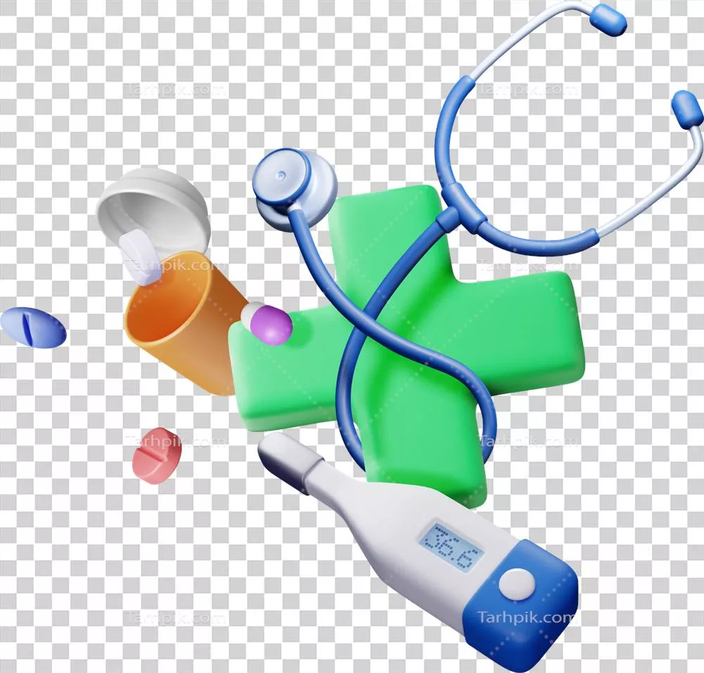 مجموعة کِتهای کمکهای اولیه ۳ بعدی با گوشی پزشکی و دماسنج