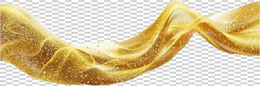 زیورآلات ابریشمی با درخشش طلایی و طراحی پیچدار