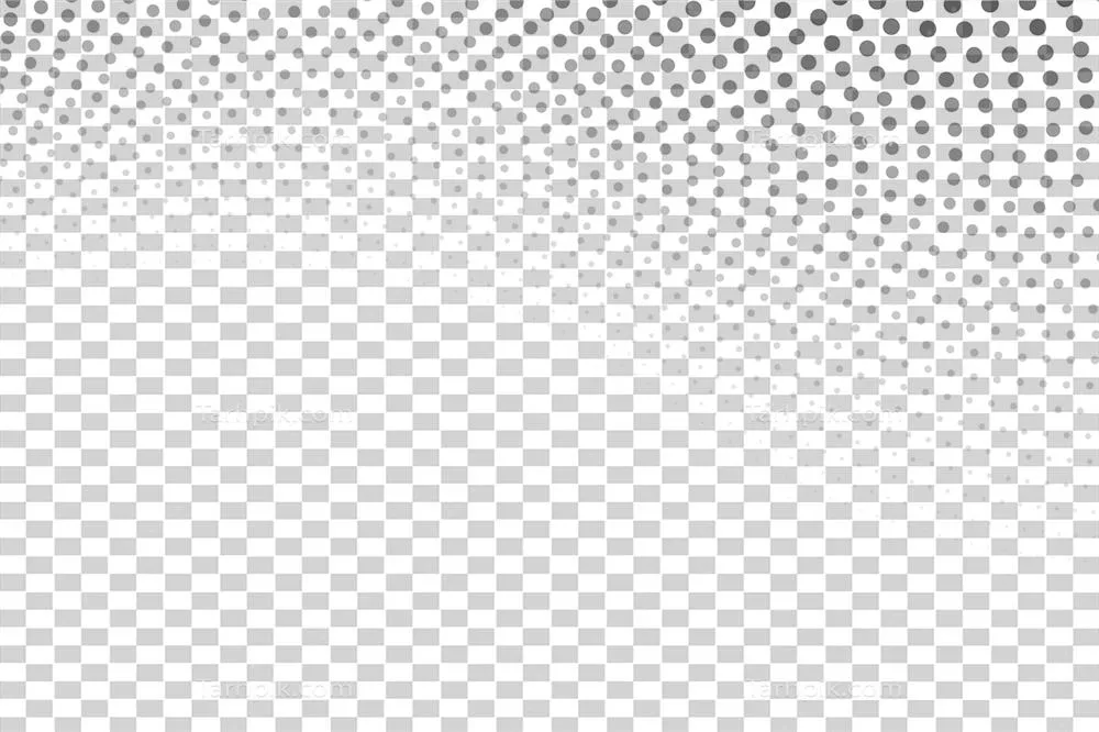 بک گراند شفاف با الگوی نقطه‌ای مشکی و انتزاعی به صورت هافتون