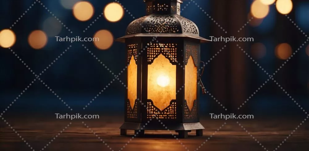 زمینههای زیبای چراغهای اسلامی برای ماه رمضان و عید مبارک
