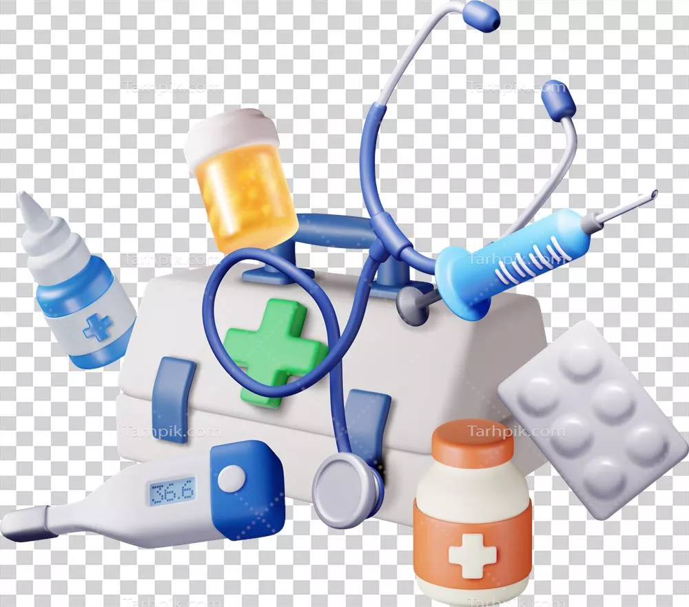 مجموعه آیکون های پزشکی سه بعدی: طراحی خلاقانه برای حرفه پزشکی