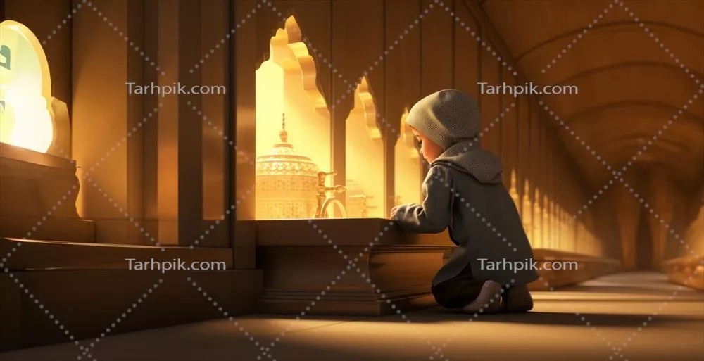 لحظه آرامش‌بخش ثبت‌شده در تصویر از دختربچه در حال انجام غسل وضو قبل از نماز