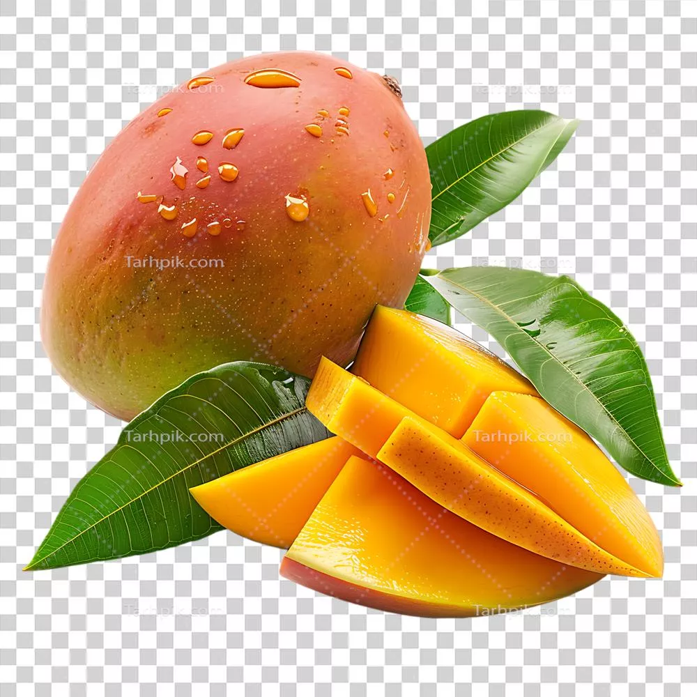 موزهای کامل و برش‌خورده روی پس‌زمینه‌ی شفاف و با کیفیت