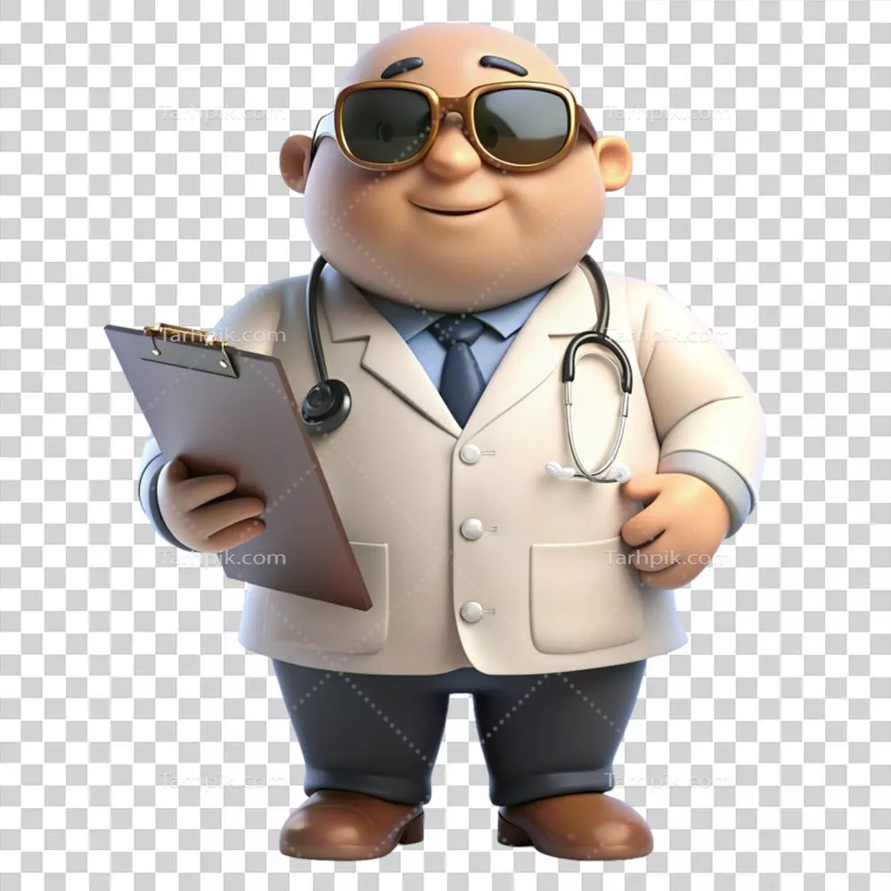 دکتر هوش مصنوعی که پرونده پزشکی را در دست دارد و به بیماران کمک می کند