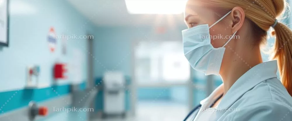 پزشک و پرستار در راهروی بیمارستان: تجربه خدمات بهداشتی