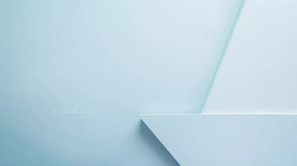 طراحی انتزاعی و هندسی مینیمالیستی آبی برای وبسایتها و مواد بازاریابی