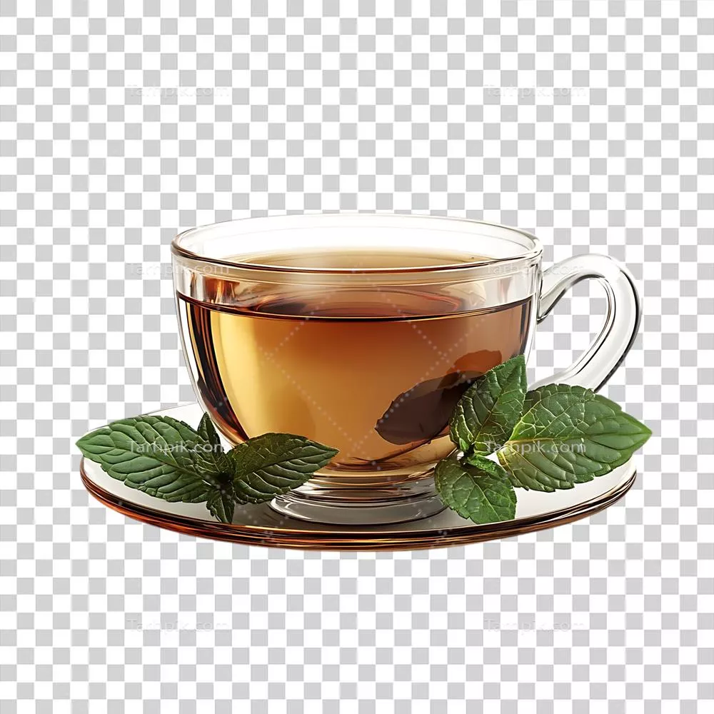 چای نعناع خنک و شفاف برای لحظات آرامش بخش با طعم دلپذیر