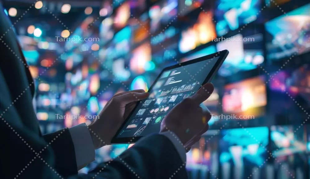 مدیریت و تحلیل مالی آنلاین برای کسب و کار با تبلت و فناوری روز در بازار دیجیتال