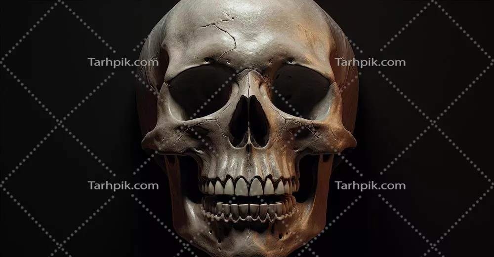 نمای نزدیک و دقیق از یک اسکلت انسانی و ویژگیهای آن