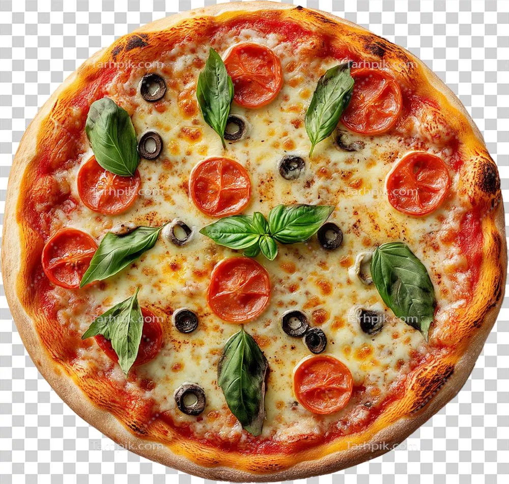 پیتزای ایتالیایی اصیل با مواد اولیه تازه و خوشمزه