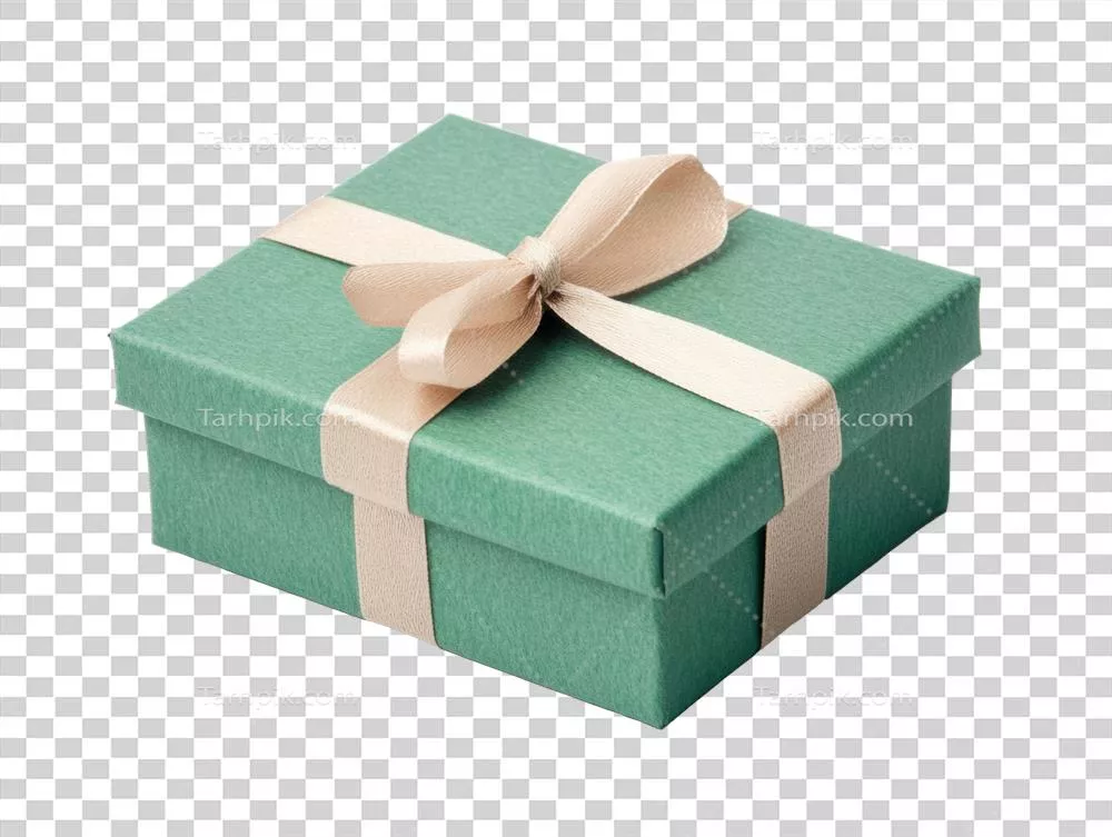 جعبه هدیه با روبان برای مناسبتها و جشنهای خاص