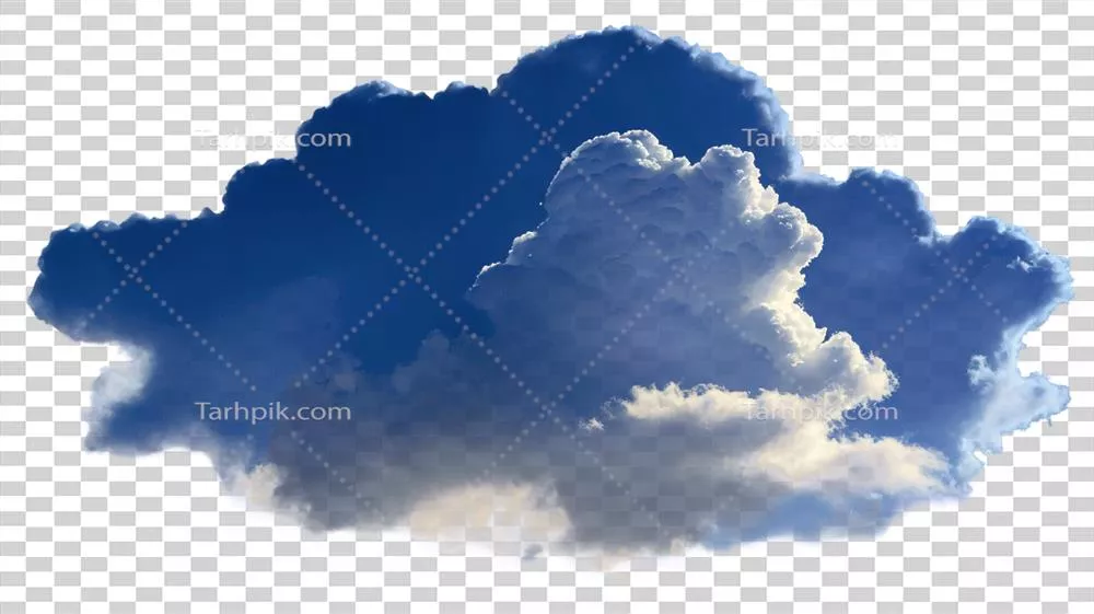 ابرهای سفید در برابر آسمان آبی: نمایش زیبایی طبیعت