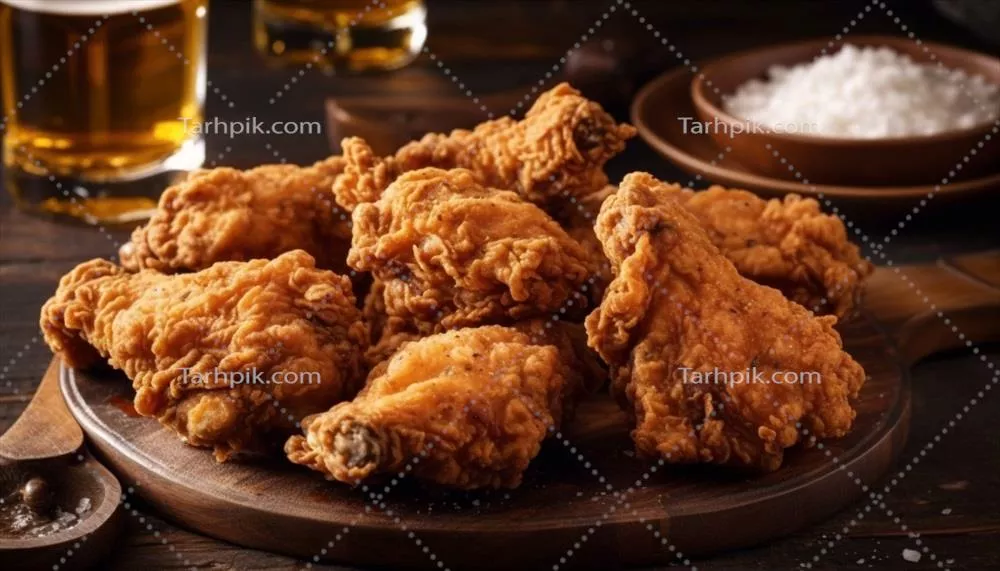 ران سرخ شده در ظرف روستایی: گزینه تنقلات نامناسب در بارها