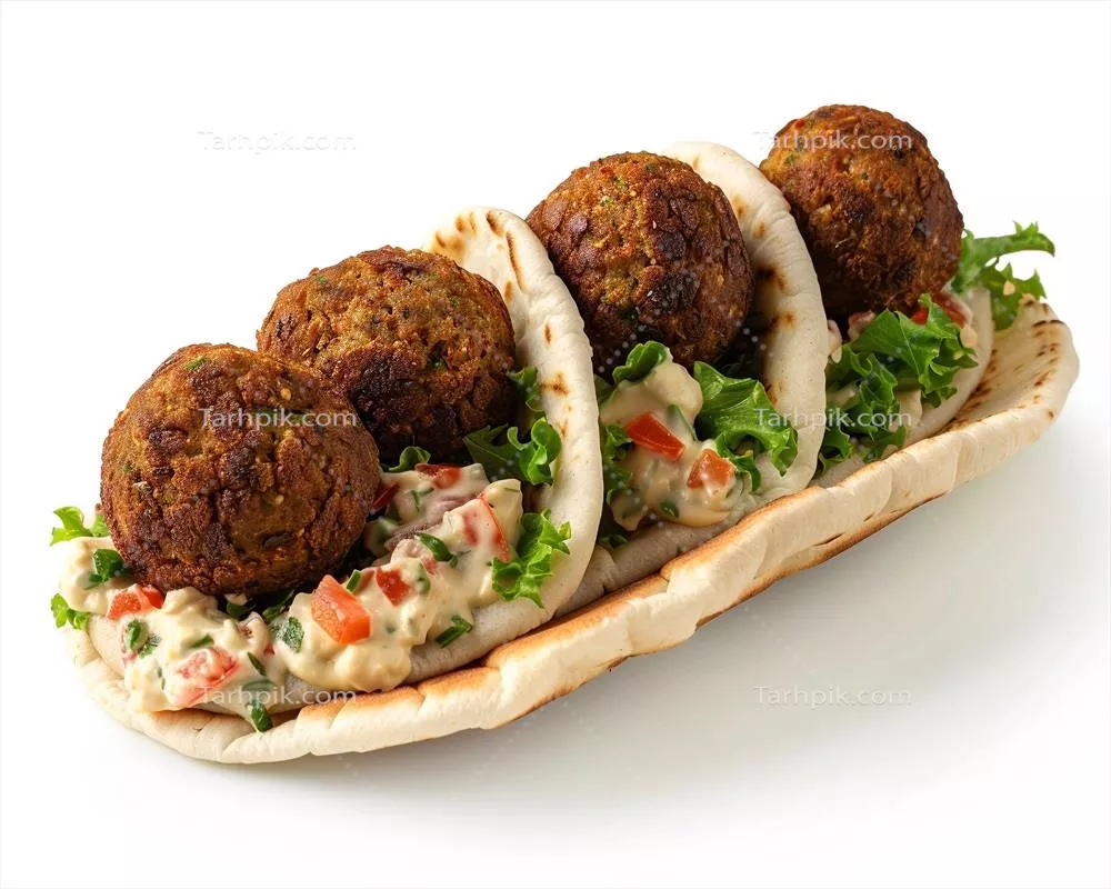 یک بشقاب با سه کوفته گوشت خوشمزه و خوش طعم
