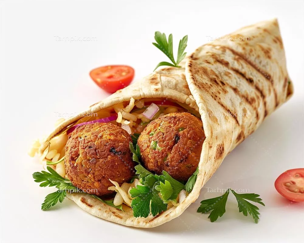 طرز تهیهWrap با گوشت قیمه و سبزیجات خوشمزه و سالم
