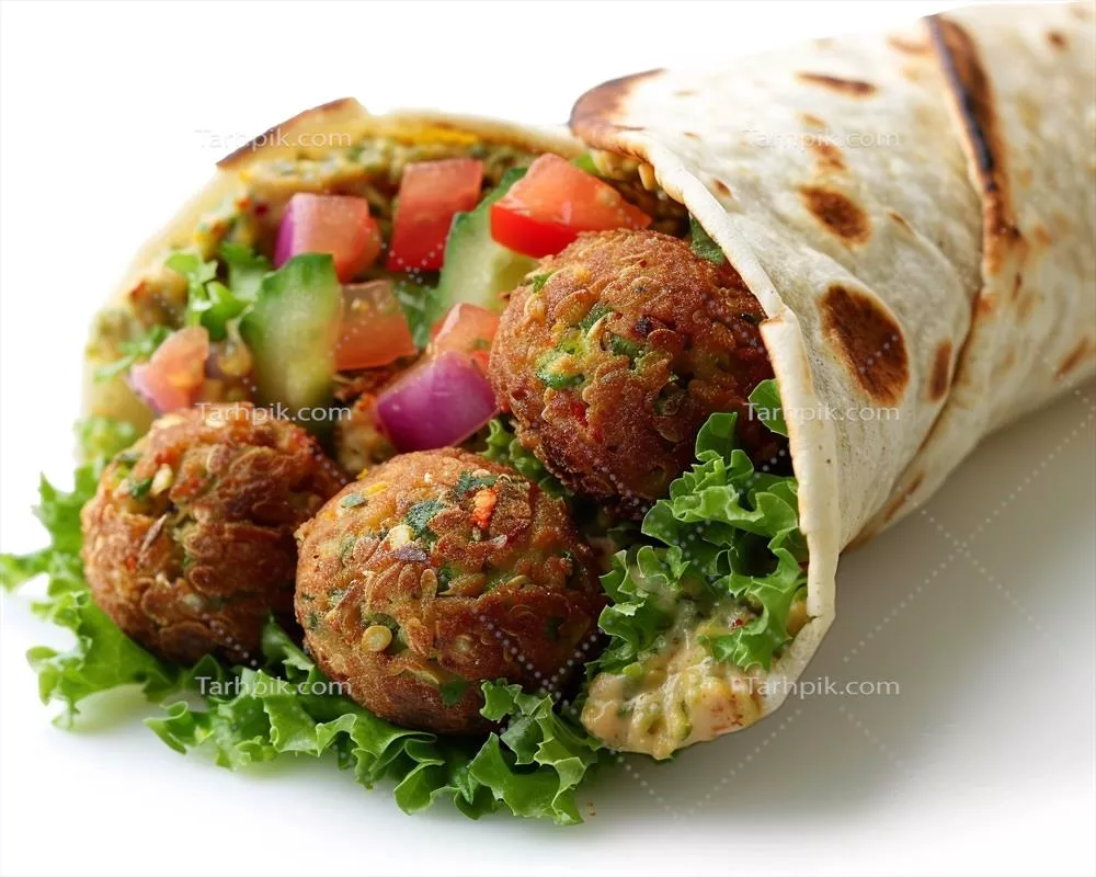 برگر مکزیکی با کوفته و سبزیجات: طعمی بینظیر از تنوع غذایی