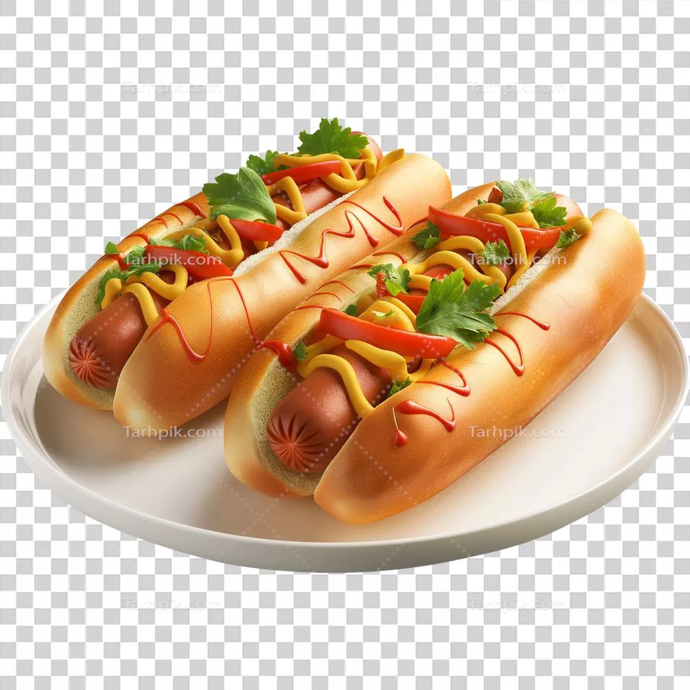 طرز تهیه هات داگ سبک ویرجینیای غربی به همراه تصاویر تزئینی