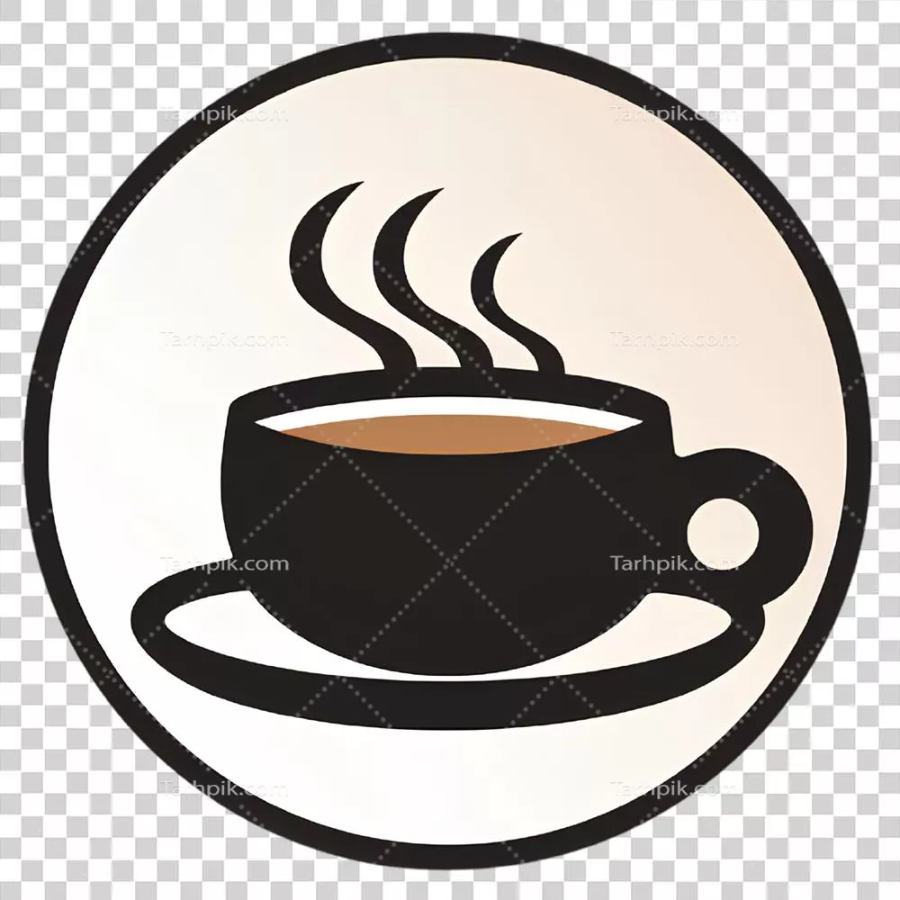 عکس دوربری تولید نقاشی هوش مصنوعی از لیوان قهوه به صورت جداگانه برای استفاده گرافیکی