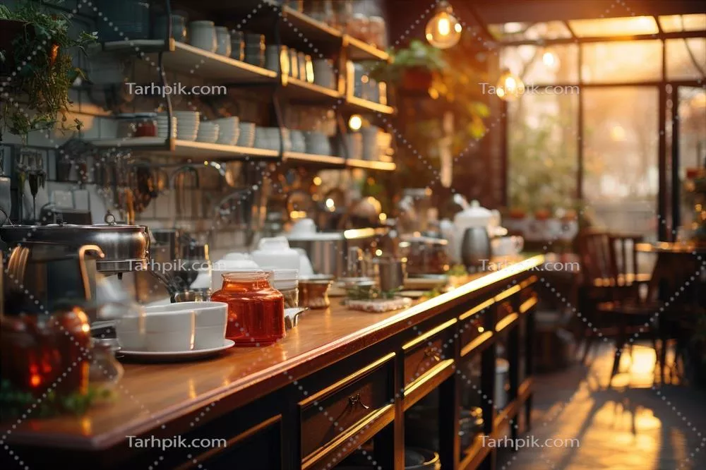 عکس شبی دلپذیر و آرام در آشپزخانه با استفاده از هوش مصنوعی