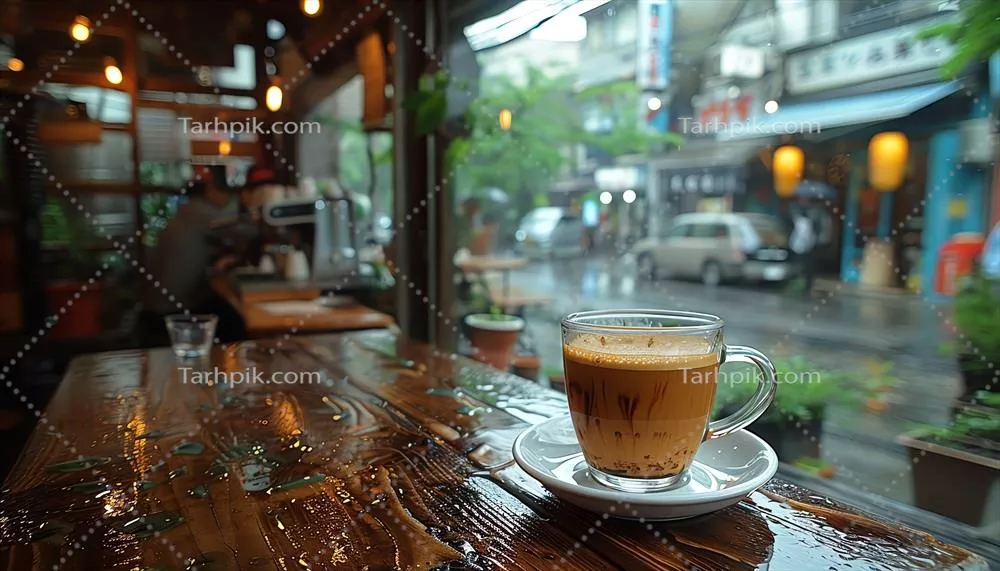 عکس تصویر پسزمینه قهوه تولیدشده با هوش مصنوعی برای استفاده در طراحیها