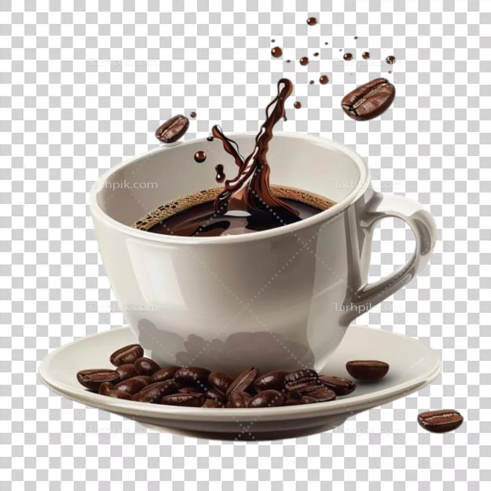 عکس دوربری فنجان قهوه شفاف با طراحی مدرن و جذاب برای لذت بردن از نوشیدنی شما