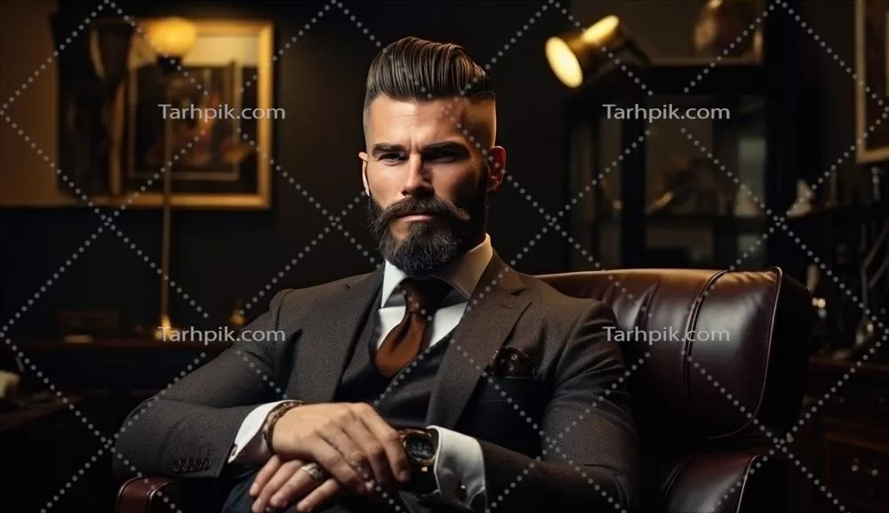 عکس مدیر هوشمند و دیجیتالی در یک آرایشگاه برای ارائه خدمات نوین