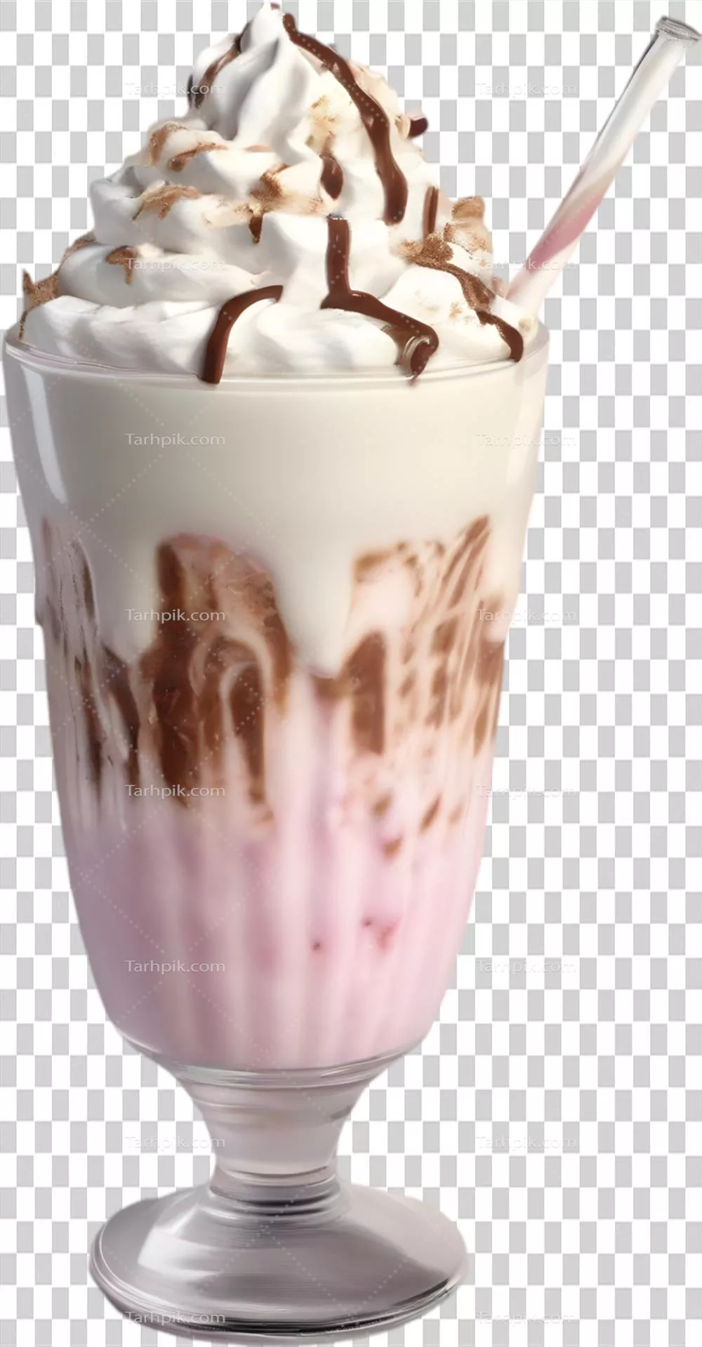 عکس دوربری شیک‌های خوشمزه و رنگارنگ تولیدشده توسط هوش مصنوعی - نمای نزدیک