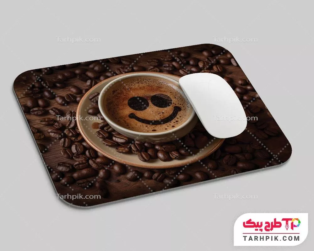 موس پد نمونه طرح فروشگاه قهوه با کیفیت بالا