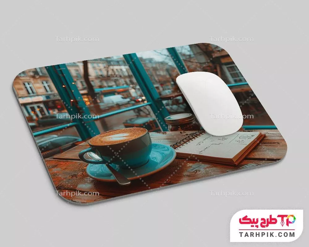 طرح خام موس پد کافی شاپ