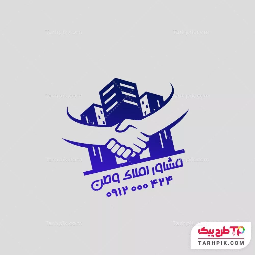 مهر لاکچری گروه مشاورین املاک قابل تغییر سایز و رنگ