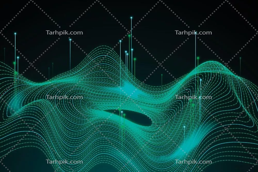 وکتور پسزمینه انتزاعی بزرگداده با مفهوم نمایهسازی مدرن
