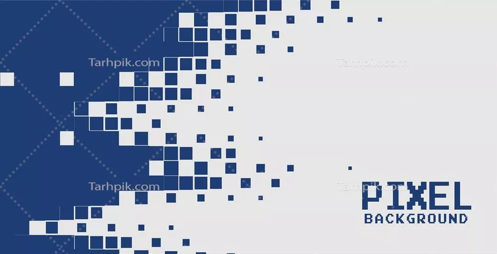 طراحی پسزمینه انتزاعی سیاه با پیکسلهای وکتور