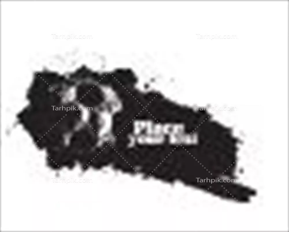 پوستر طراحی فوتبال انتزاعی بر روی پسزمینه مشکی به سبک وکتور