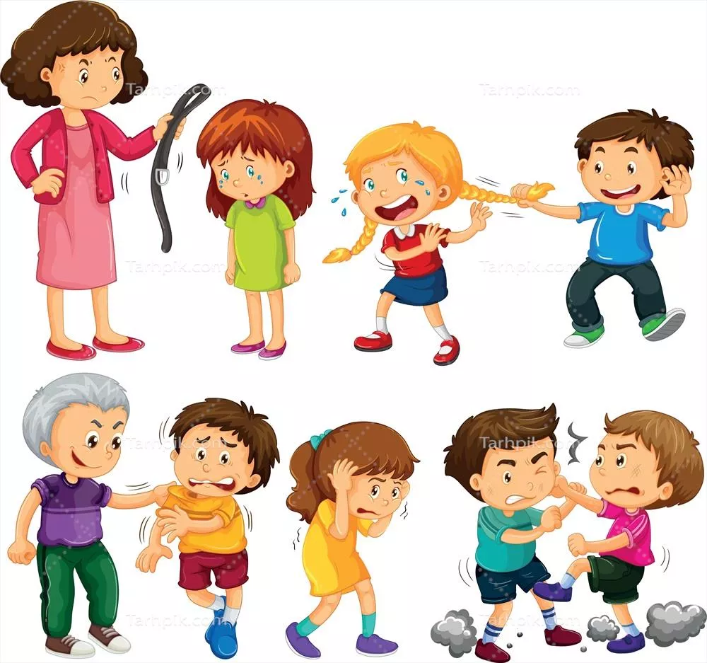 وکتور جلوگیری از دعوا و آزار و اذیت با ایجاد همبستگی و صلح