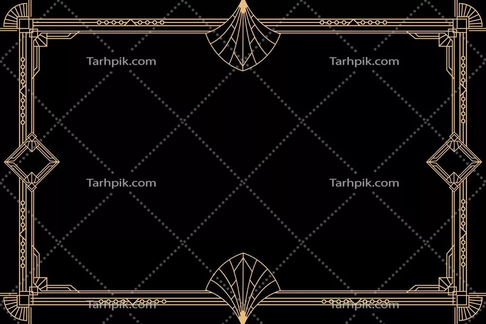 وکتور زمینه طراحی تخت آرت دکو و رetro برای هنر و طراحی مدرن
