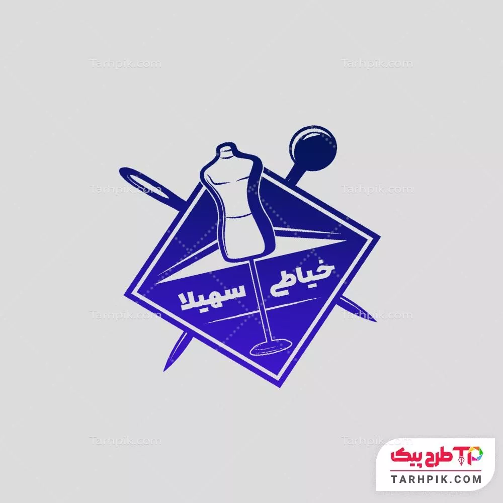 مهر ساده خیاطی به صورت لایه باز