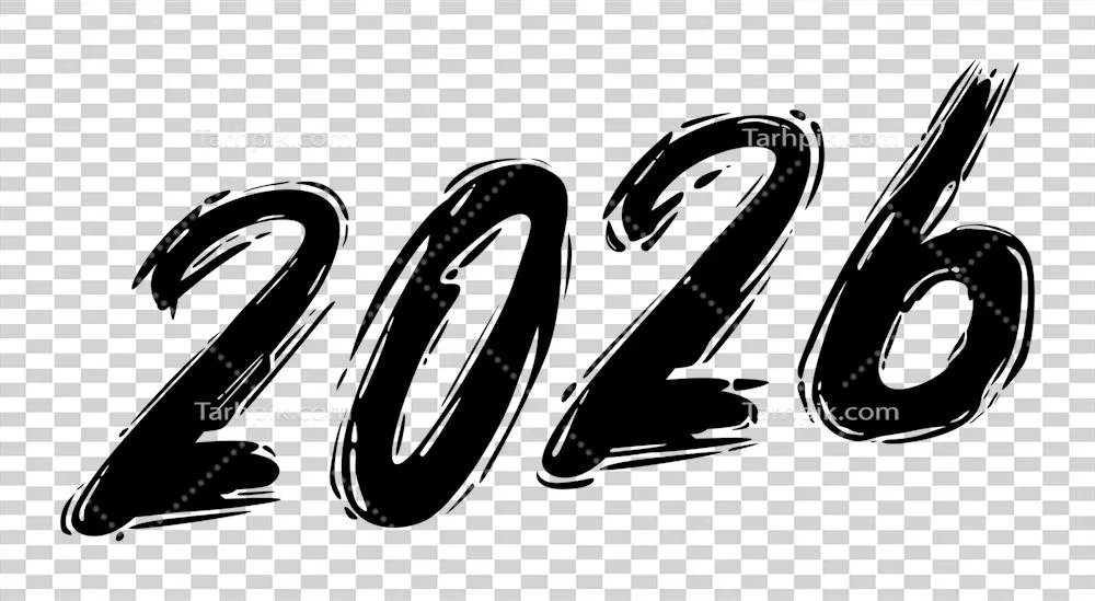 عکس دوربری طراحی ساده و چشمنواز تقویم 2026 به شیوه هنری و مدرن با قابلیت استفاده در وبسایت و اینفوگرافیک