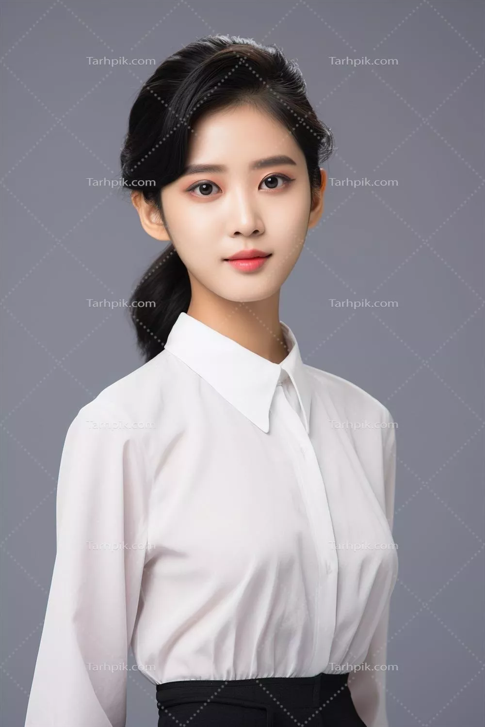 عکس پرترهای زیبا از یک زن آسیایی ایجاد شده با هوش مصنوعی