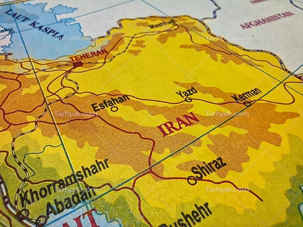 عکس ایران: کشور منحصر به فرد در نقشه جغرافیای خاورمیانه