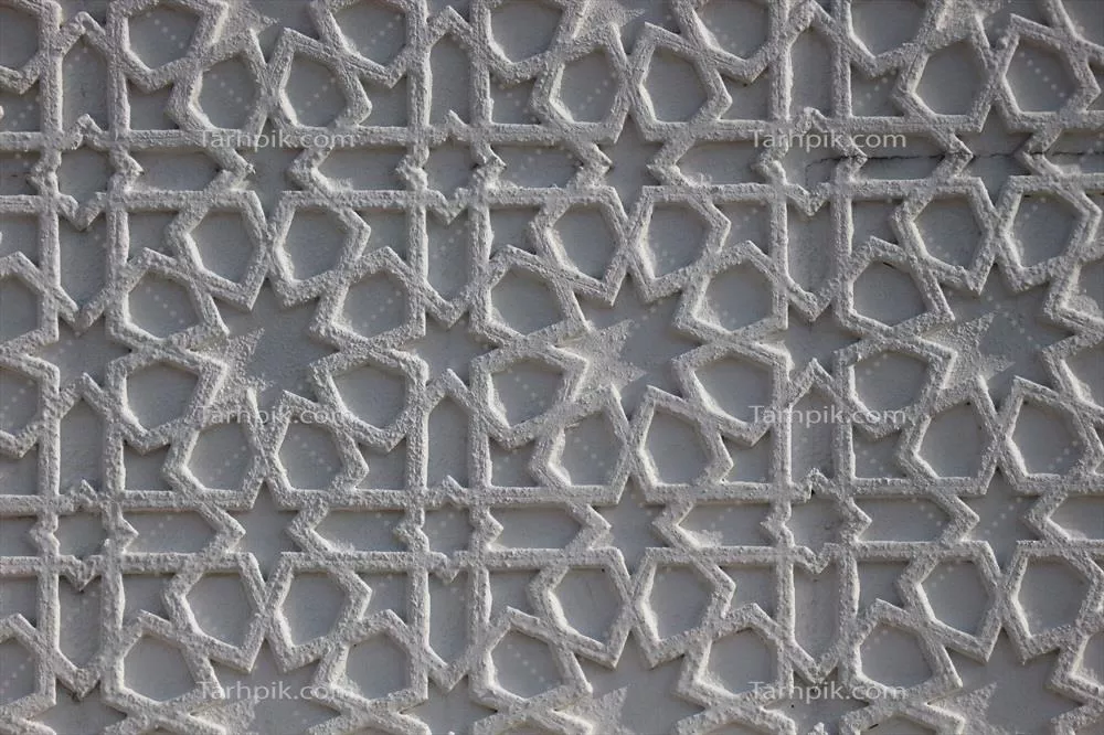 عکس پر کردن قاب زمین با بافتی الهام گرفته از گل یا ستاره