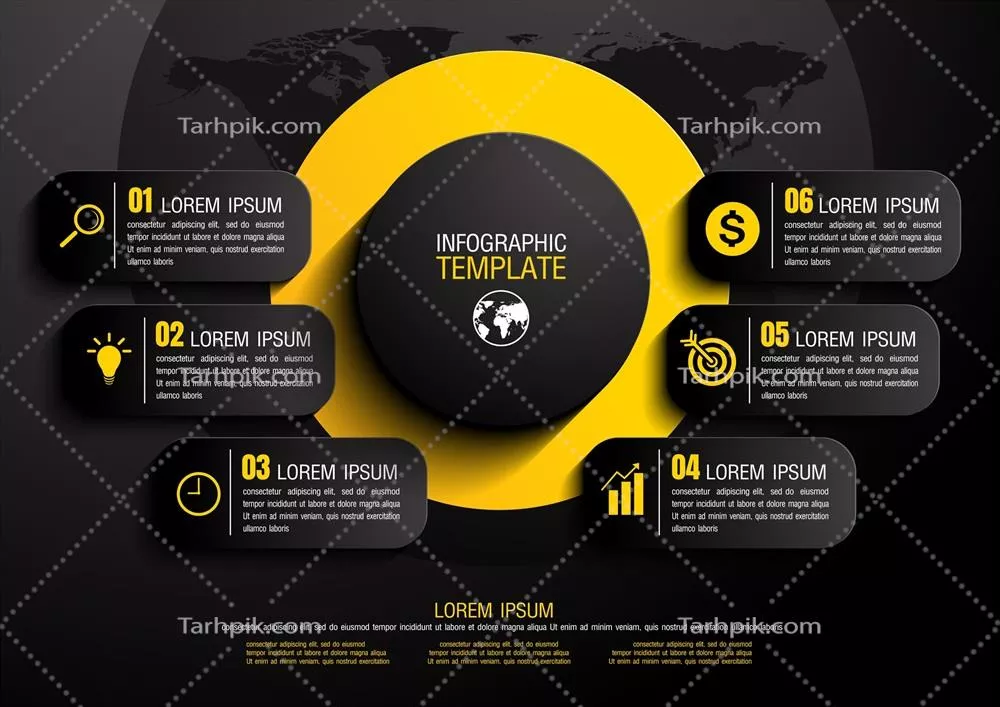 تصویری از یک اینفوگرافیک وکتور برای نمایش اطلاعات به شیوه‌ای جذاب و کاربردی