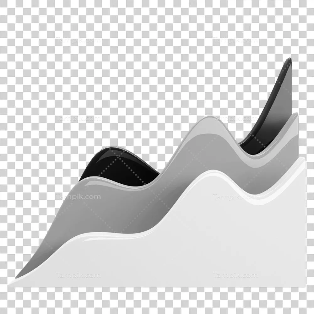 عکس دوربری عناصر گرافیکی آیکون 3D با طراحی مدرن و جذاب