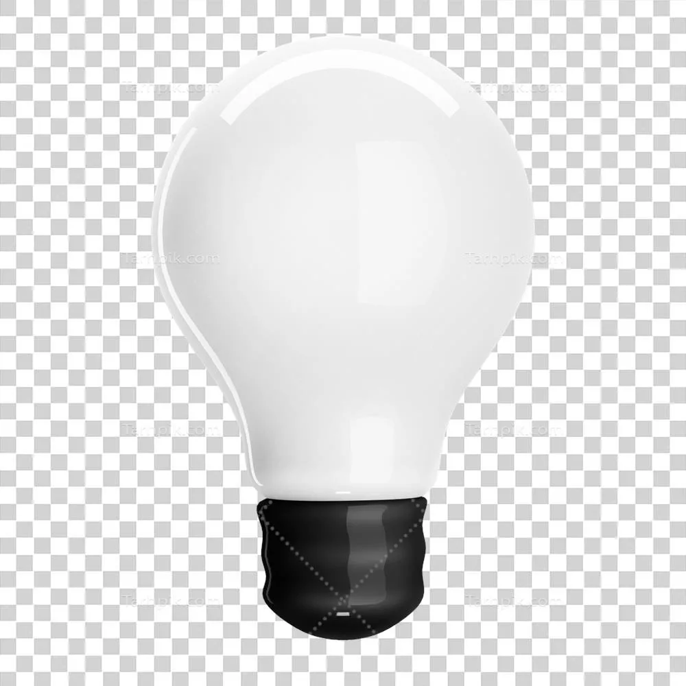 عکس دوربری آیکون لامپ 3 بعدی: طراحی و ویژگی‌ها