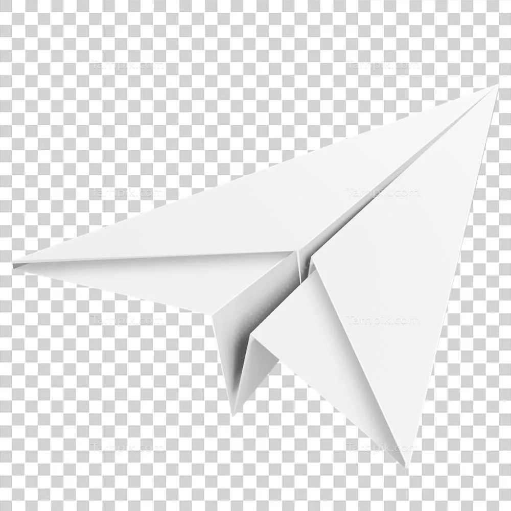 عکس دوربری آیکون سه بعدی هواپیما برای طراحی و محتواهای گرافیکی