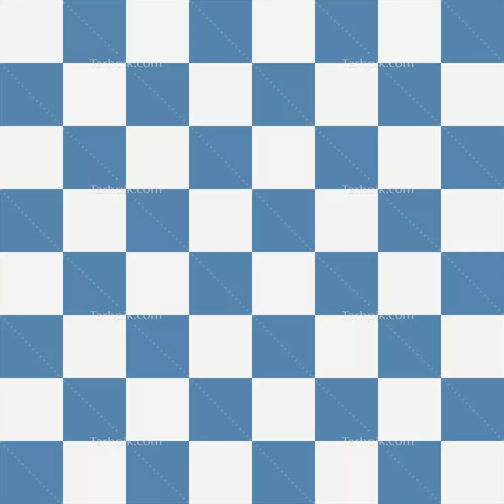 وکتور پس‌زمینه انتزاعی آبی و سفید با الگوی صفحه شطرنجی