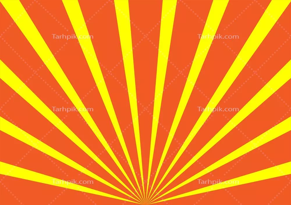 پسزمینه انتزاعی به سبک نقاشی با الگوی تابش خورشید و وکتور