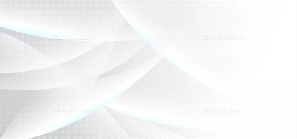 وکتور پس‌زمینه انتزاعی سفید و خاکستری با منحنی و دایره در مفاهیم فناوری هالتون