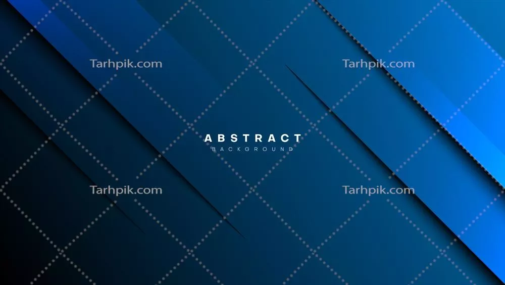 وکتور پسزمینهای انتزاعی و آبی با نوارهای مورب و طراحی مدرن