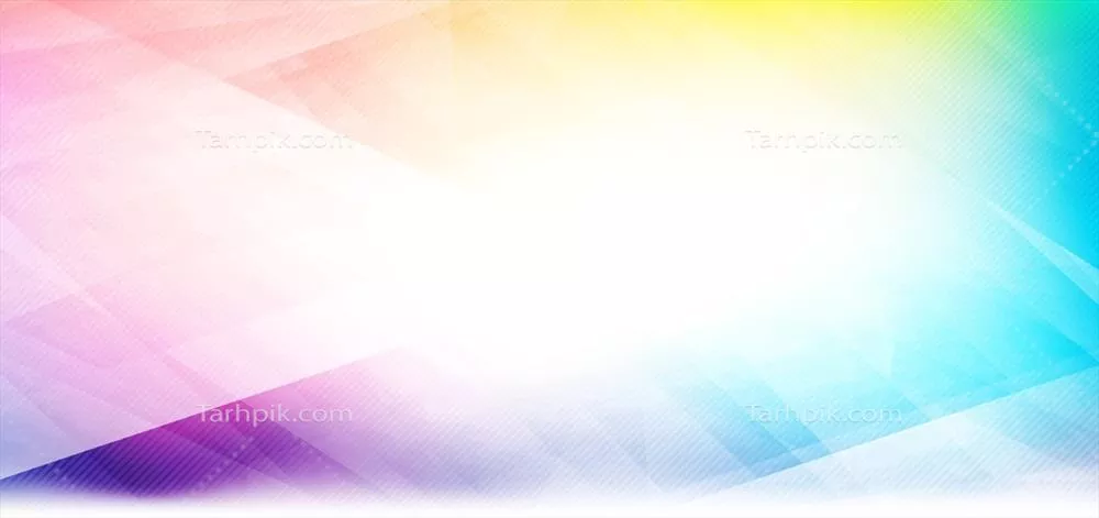 وکتور پسزمینه انتزاعی، رنگارنگ و هندسی با لایههای متداخل و بافتهای زیبا